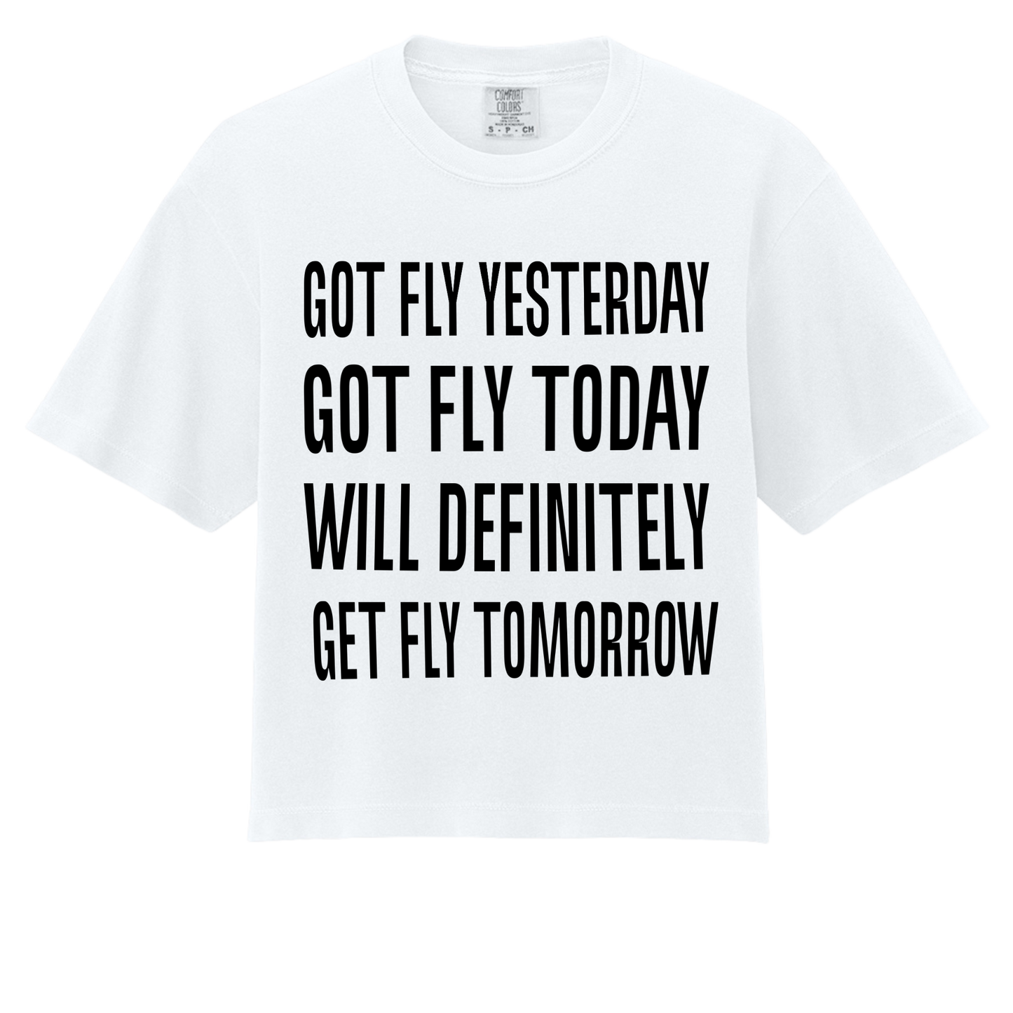 GET FLY -BOXY CROP TOP-