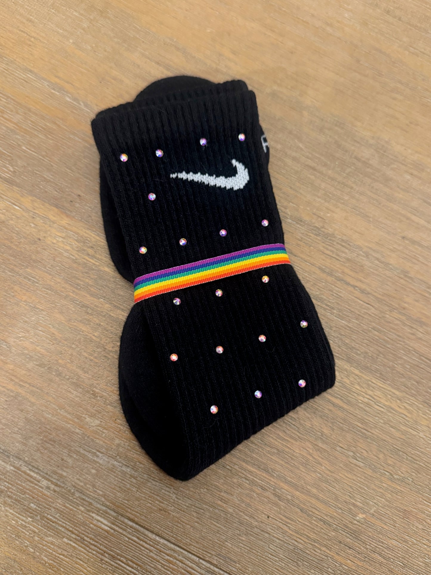 Diamond Tie-Dye Socks