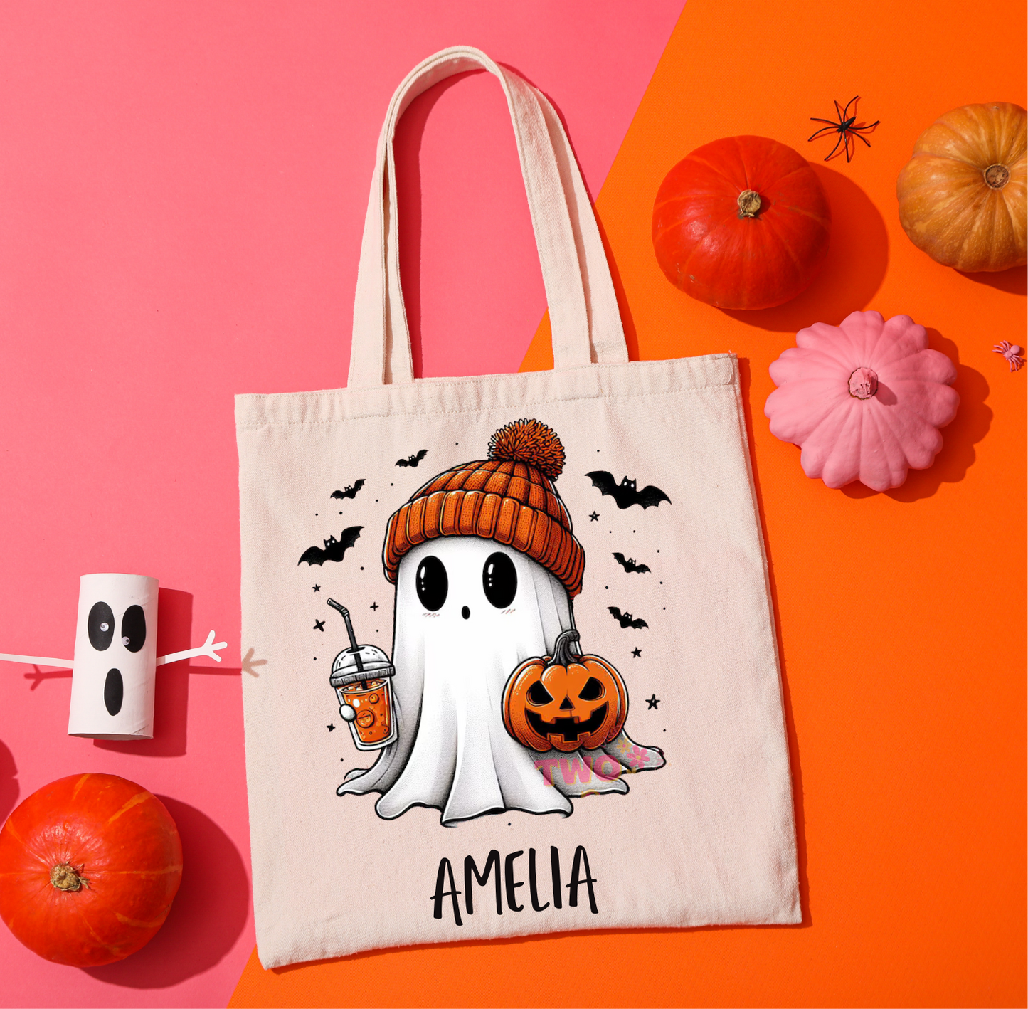 Personalized Trick-or-Treat Tote Bags