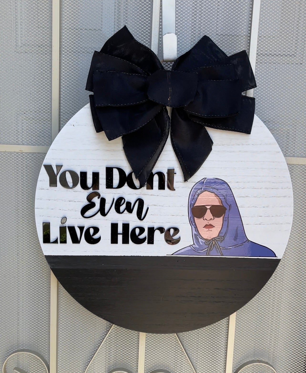 You don’t even live here Door Hanger