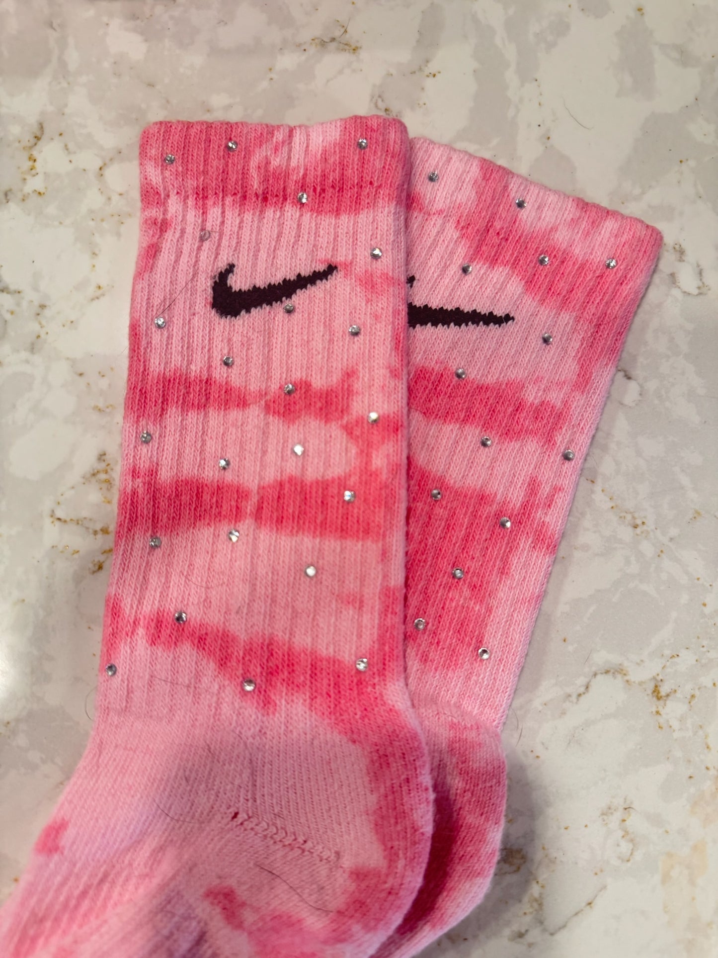 Diamond Tie-Dye Socks