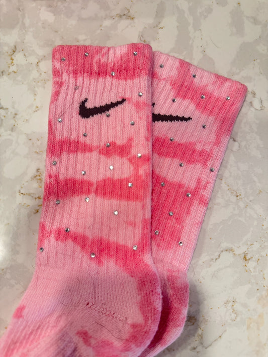 Diamond Tie-Dye Socks